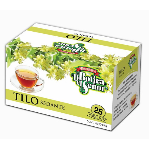 Té De Tilo Botica Del Señor 25 Saquitos