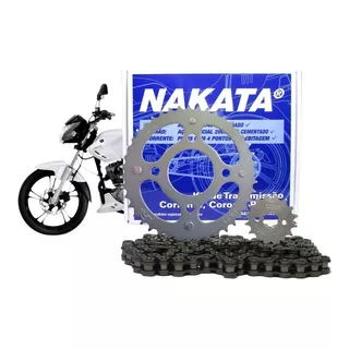 Kit Relação Tração Nakata Cg160 Titan Fan Start Com Retentor