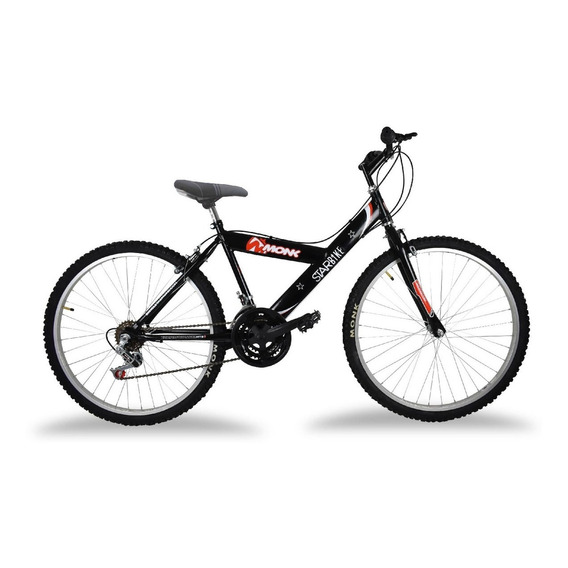 Bicicleta Monk Starbike De Montaña R-26 18 Velocidades Color Negro