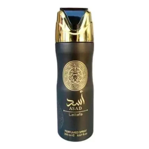 Perfume Asad Lattafa en aerosol, 200 ml