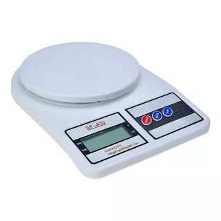 Balança De Precisão / Dieta / Emagrecimento / Cozinha Capacidade Máxima 10 Kg Cor Branco