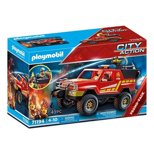 Playmobil 71194 Camion De Bomberos City Action 