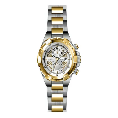 Reloj pulsera Invicta Aviator 28120 de cuerpo color acero para