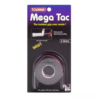 Overgrip Unique Tourna Mega Tac Preto Com 03 Unida