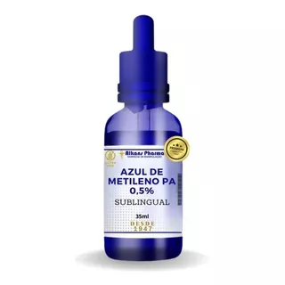 Azul Metileno P.a. 0,5% Sublingual 35ml Só 100 Unidades