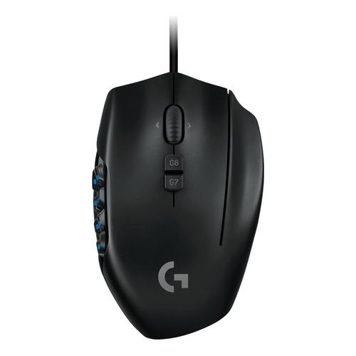 Mouse Gamer Usb Logitech G600 8.200 Dpi Color Negro