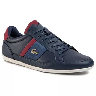 Zapatillas Lacoste De Cuero Modelo Chaymon Cocodrilo Metal