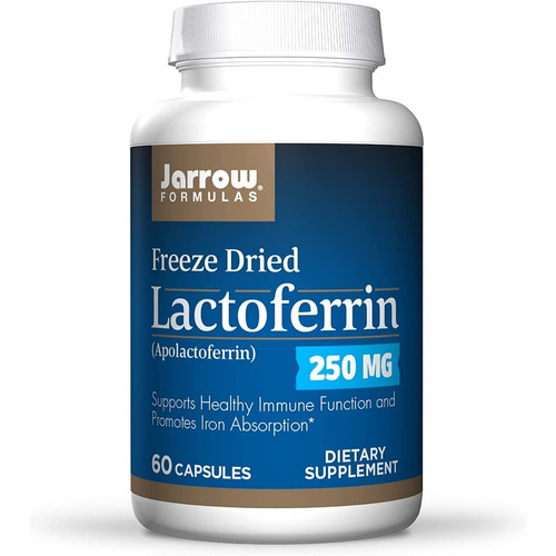 Lactoferrina Jarrow Formulas 250 mg - 60 cápsulas