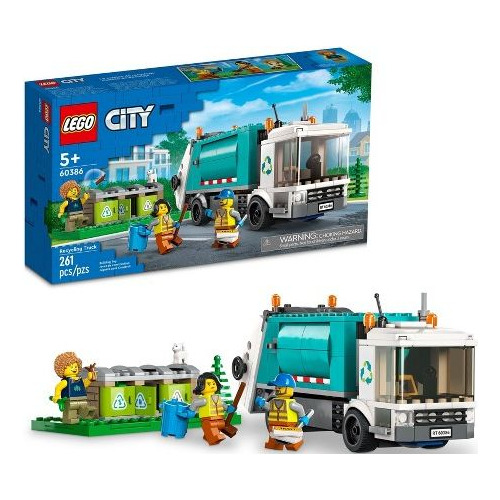 Kit De Construcción Lego City Camión De Reciclaje 60386 Cantidad de piezas 261