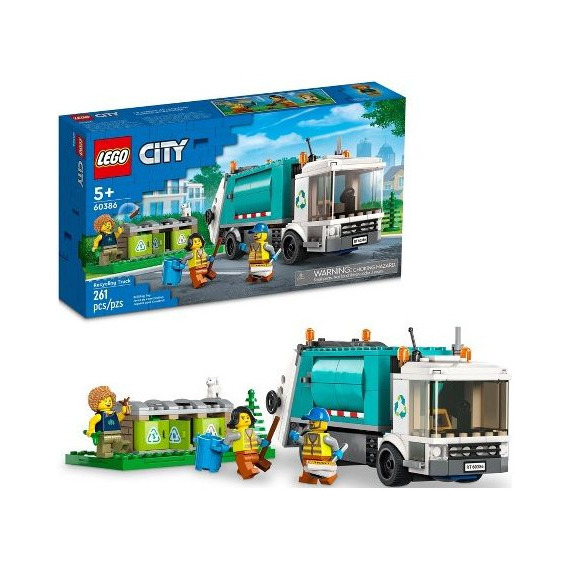 Lego City Camión De Reciclaje 60386 -261 Piezas