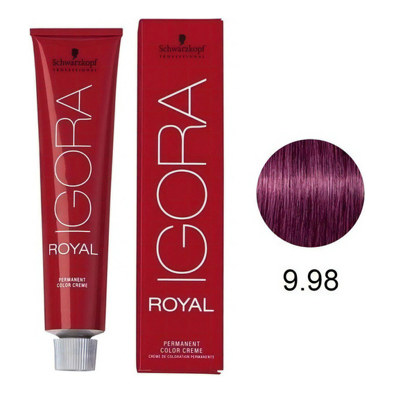 Tintura Coloracion Igora Royal Tono 9.98 Schwarzkopf 60g