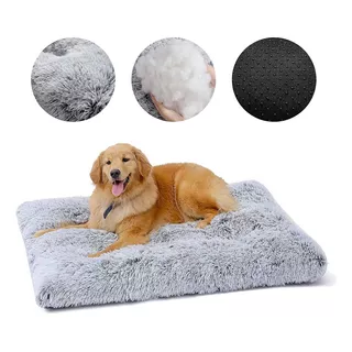 Cama Colchoneta Peluche Lavable Perro Raza Pequeño A Grande