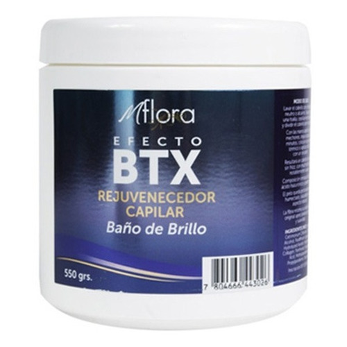 Btx Capilar En Crema Baño De Brillo 550grs