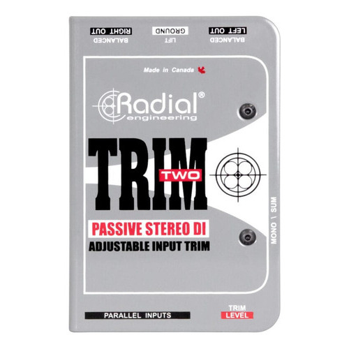 Radial Caja Directa Estéreo Pasiva C/control Nivel Trim-two