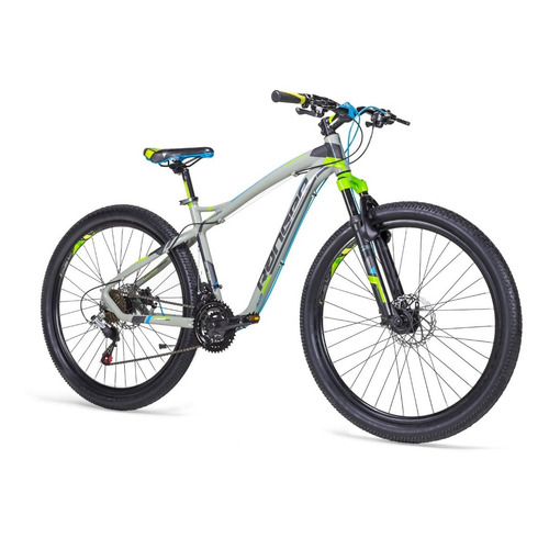 Bicicleta Mercurio De Montaña Ranger Rodada 27.5 Gris 21 Vel Color Gris/Verde Tamaño del cuadro Único