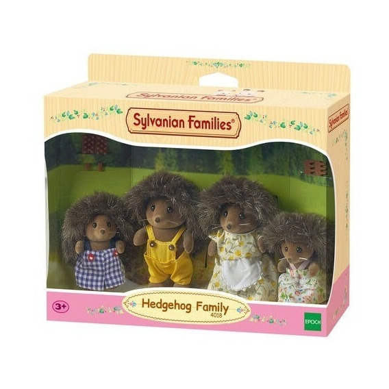 Sylvanian Familia De Erizos 4 Figuras 4018sy