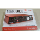 Interfaz De Audio Focusrite Scarlett 6i6 100v/240v 2.ª  Gen
