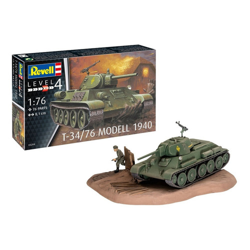 Maqueta Revell Tanque T-34/76 Modell 1940