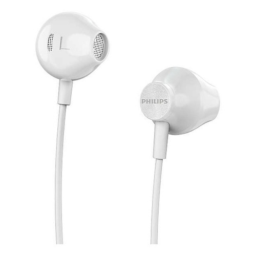 Auriculares Philips Taue100 Cableados In-ear Blancos Pro® Color Blanco