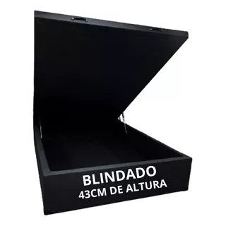 Cama Box Baú Casal - 1,38 X 1,88 - Exclusive / Reforçada 