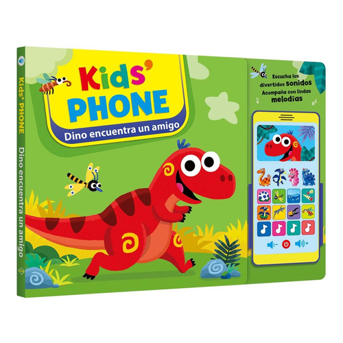 Libro Kids Phone Smartphone Dino Encuentra A Un Amigo. Lexus