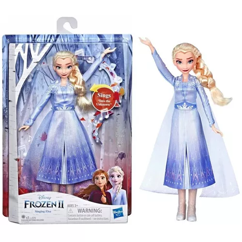 Boneca frozen 2 elsa cantora (E8880) - hasbro em Promoção na Americanas