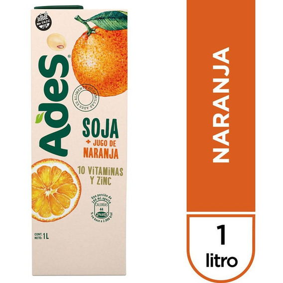 Jugo Ades Naranja 1 Lt