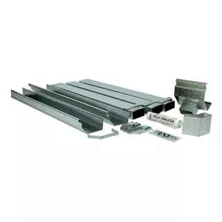 Zingueria Canaleta Galvanizada 7 Mts Kit Completo Oferta