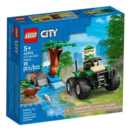 Quad Y Hábitat De La Nutria Bloques Lego City