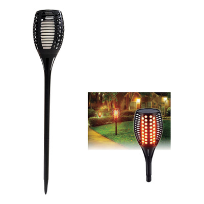 Estaca Led Solar Jardin Tipo Antorcha Llama Th007 Tbcin