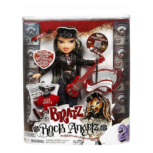 Bratz Muñeca Jade Rock Angelz 28 Cm 20 Aniversario 2021