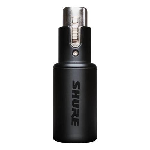 Interfaz De Audio Shure Mvx2u 1 Canal Portátil 48v Color Negro