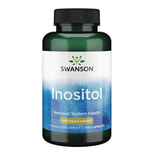 Inositol Swanson 650mg 100 Cap Sistema Nervioso