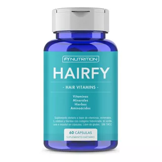 Hairfy - Vitaminas Anti Caída Cabello Pelo - Biotina X60