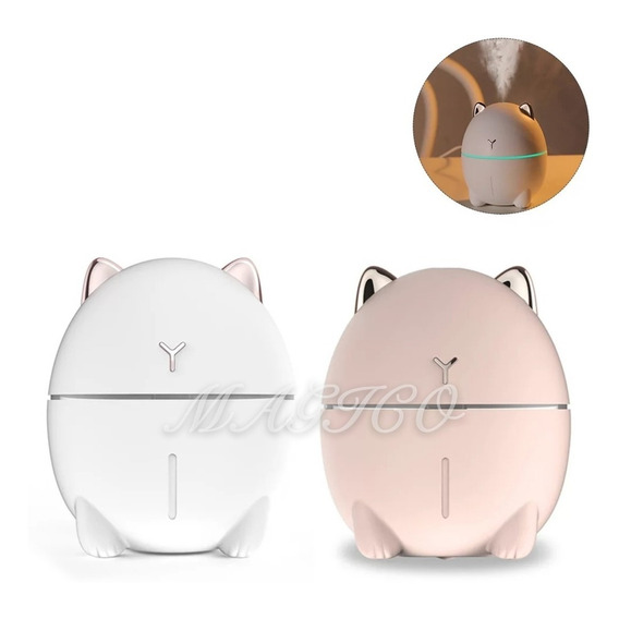 Humidificador Difusor Usb Gato Diseño Hogar Vapor 