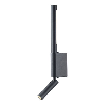 Aplique Pared Dual Deco Modelo Doble Efecto Cie Negro