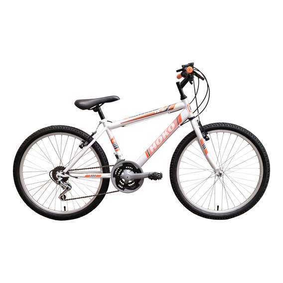 Bicicleta Mtb Unisex Rodado 24 Hoko 18 Velocidades - Tc