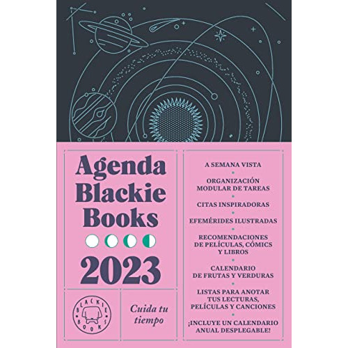 Agenda Blackie Books 2023: Cuida Tu Tiempo -sin Coleccion-, De Julio Fuentes. Editorial Blackie Books, Tapa Dura En Español, 2022