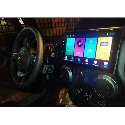 Radio Android 4+64 Carplay Jeep Wrangler Rubicon 2007-2018