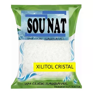 Xilitol Natural Puro 1kg Sem Misturas Branco