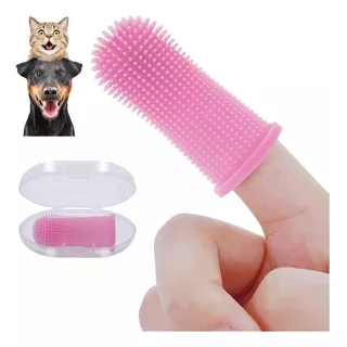 Cepillo De Dientes Silicona Para Perros Gatos Mascotas