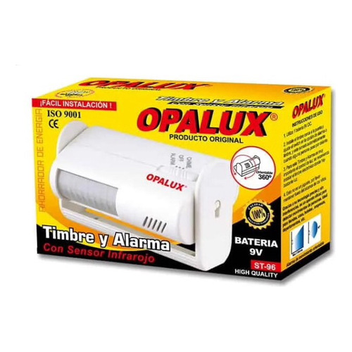 Alarma Y Timbre Opalux St-96 Con Sensor, Distancia De Detecc