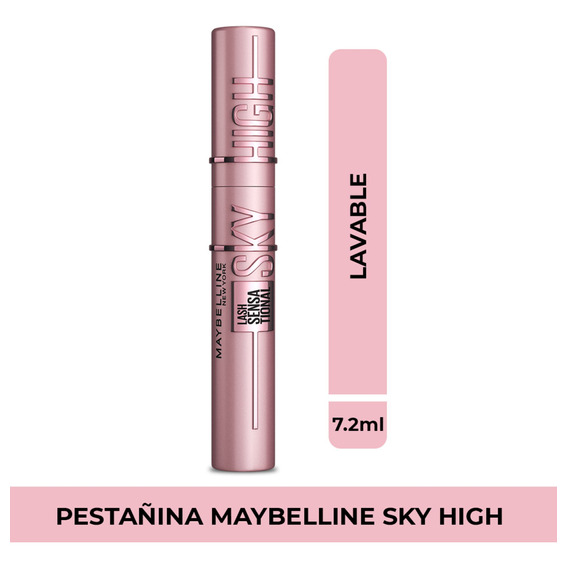 Pestañina Maybelline Sky High Black - mL a $6147