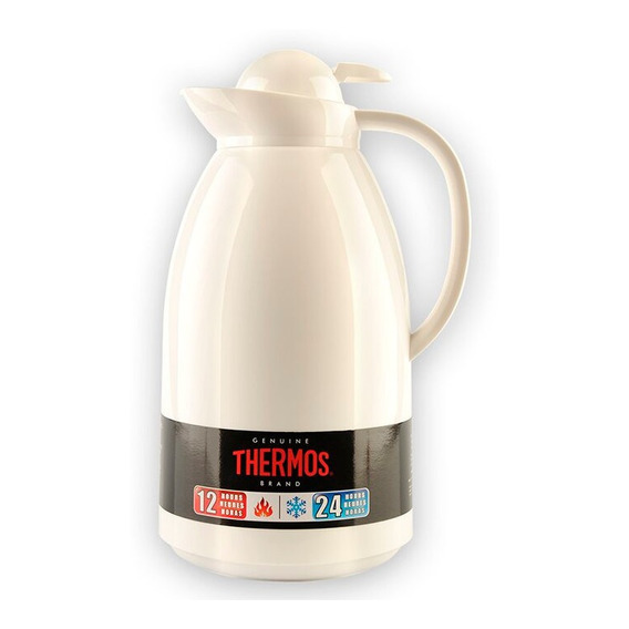 Jarra Termica Blanca 1.5lts Marca Thermos Termo Elegante