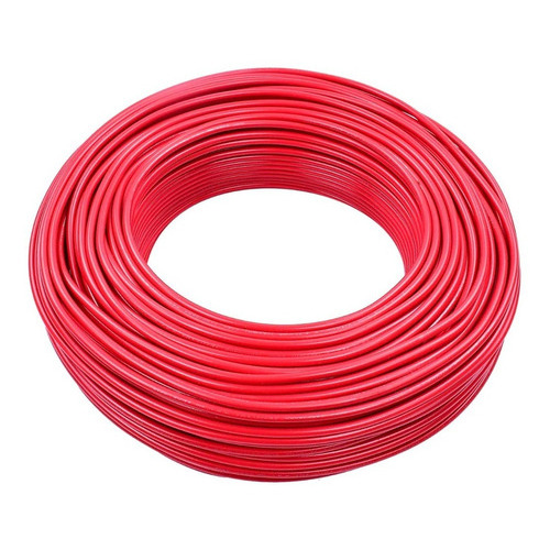 Alambre Thw-ls/thhw-ls 10 Awg Iusa 397476 Rojo 100m