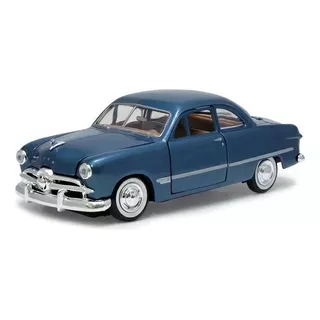 1949 Ford Coupe Azul - Escala 1:24 - Motormax