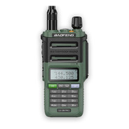 Rádio Baofeng Uv-9r Pro Uhf Vhf Ip68 10w Uv 9r Verde Miltar