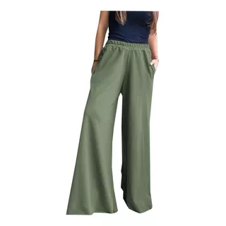 Palazzo Babucha Pantalon Joger Palaso Joggin Deportivo Mujer