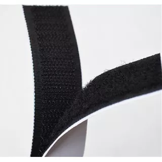 Contactel Velcro Negro Con Adherible De 50mm 10m