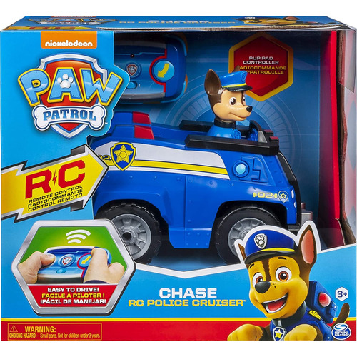 Paw Patrol, Coche de Chase Control Remoto con 2 direcciones